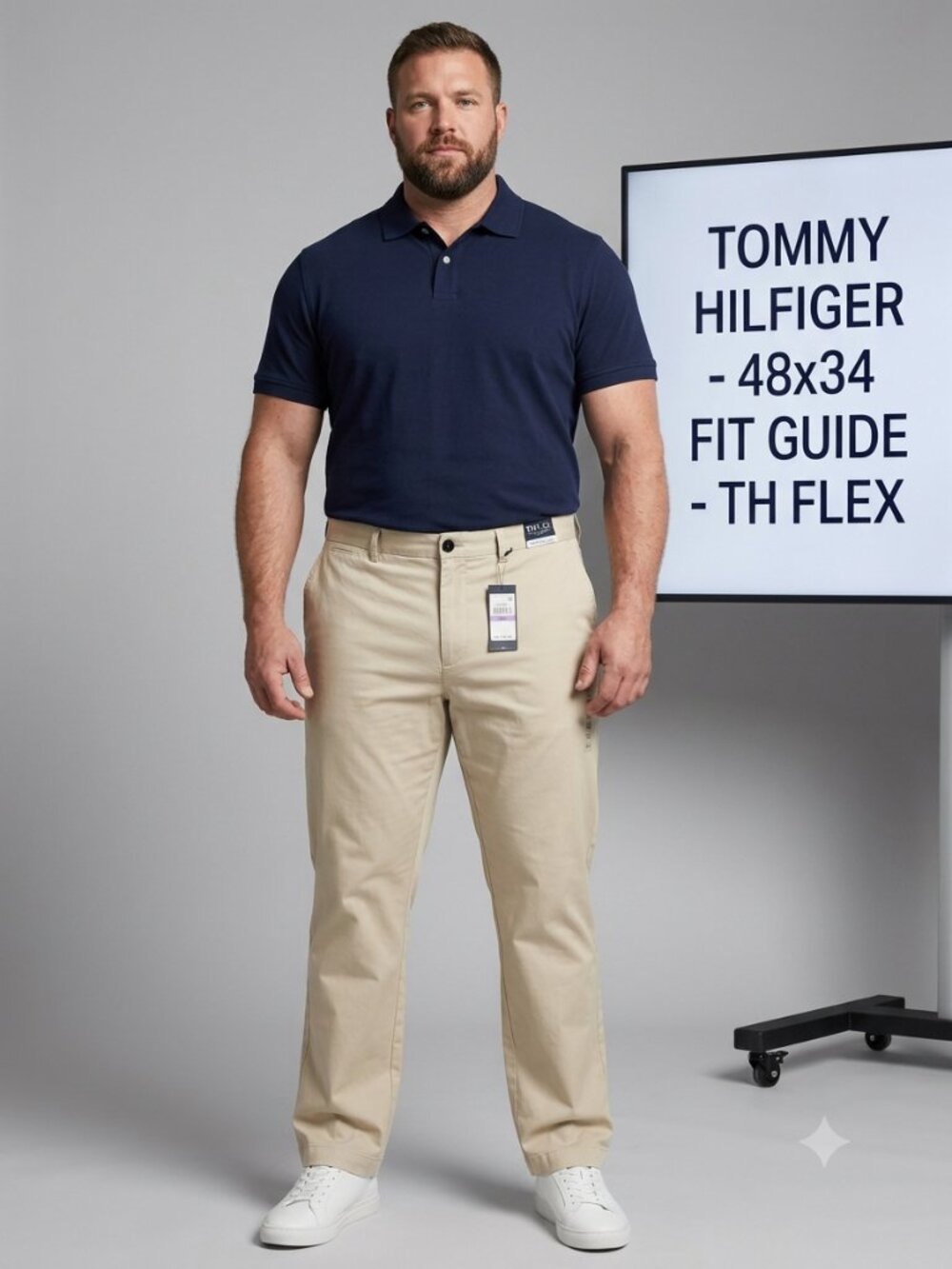 NWT Tommy Hilfiger Classic Fit Khaki Pants 48x34